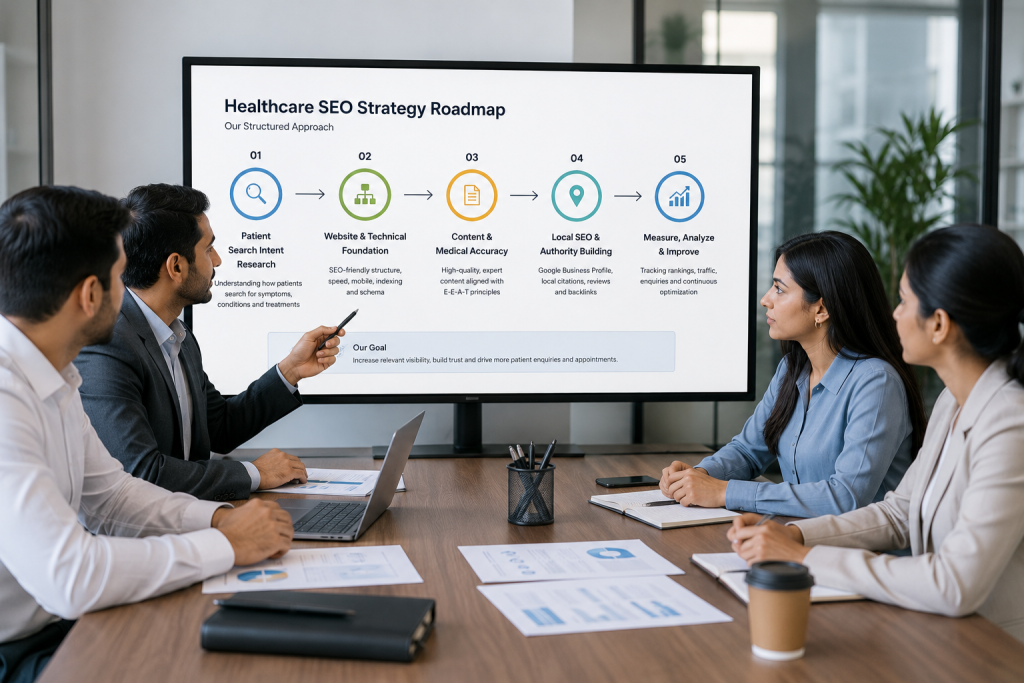 Healthcare SEO Strategy roadmap